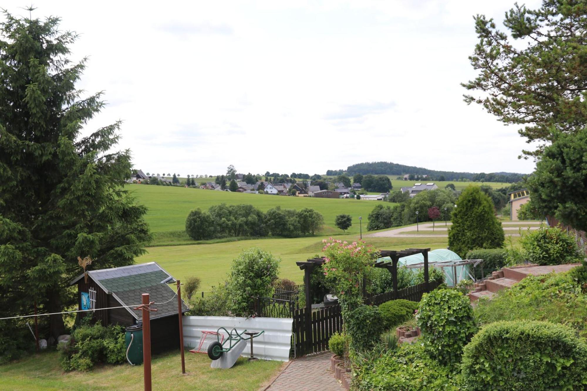 Ferienwohnung Wiesenblick In Seiffen Bagian luar foto